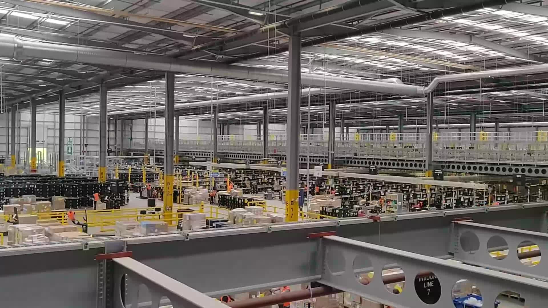 A large warehouse logistics operation in the United States